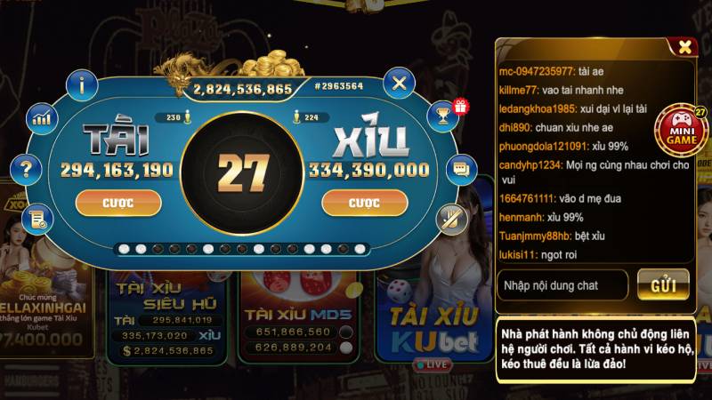 Soi cầu tài xỉu bằng cầu bệt